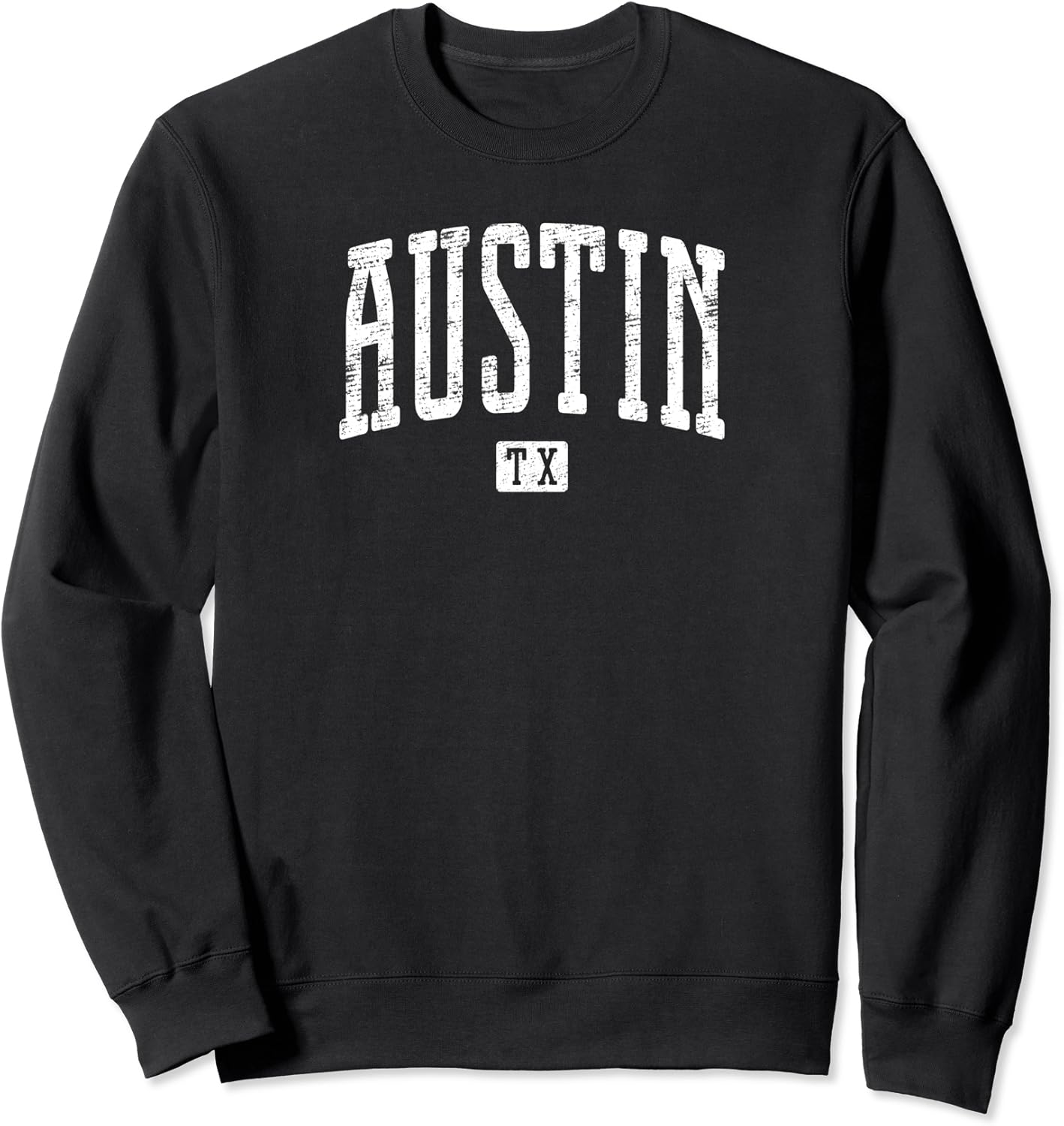 Austin TX Vintage City Sweatshirt Amazon.co.uk Fashion